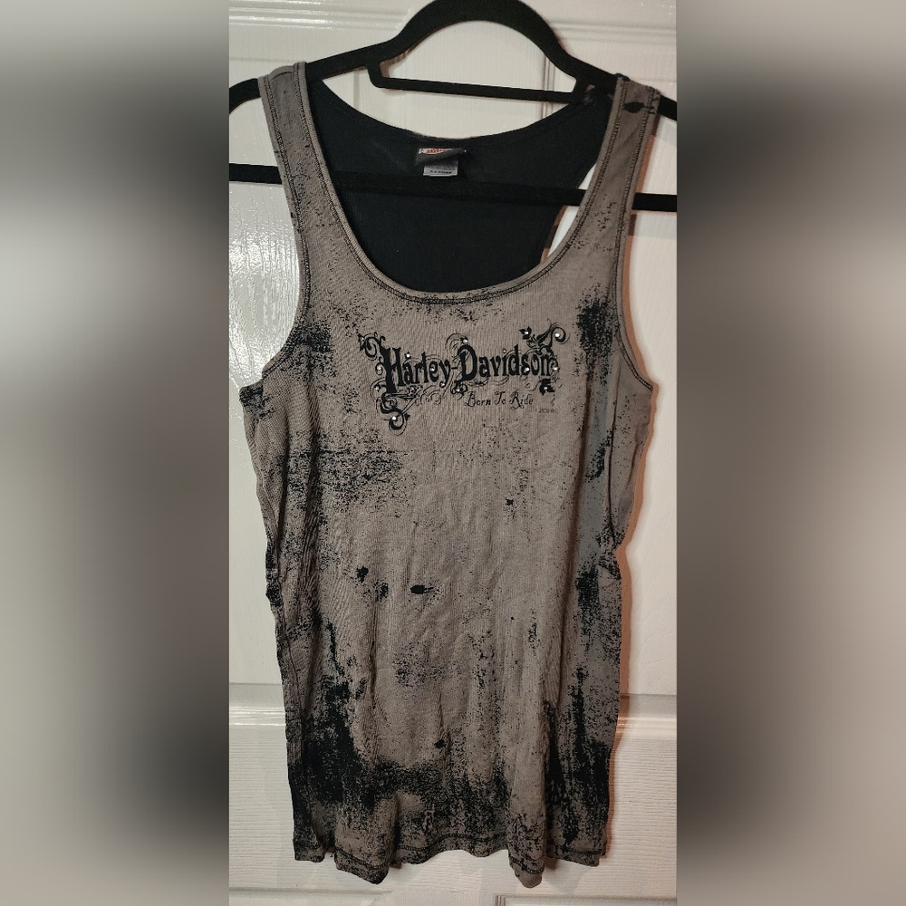 Harley-Davidson Gray Tank Top